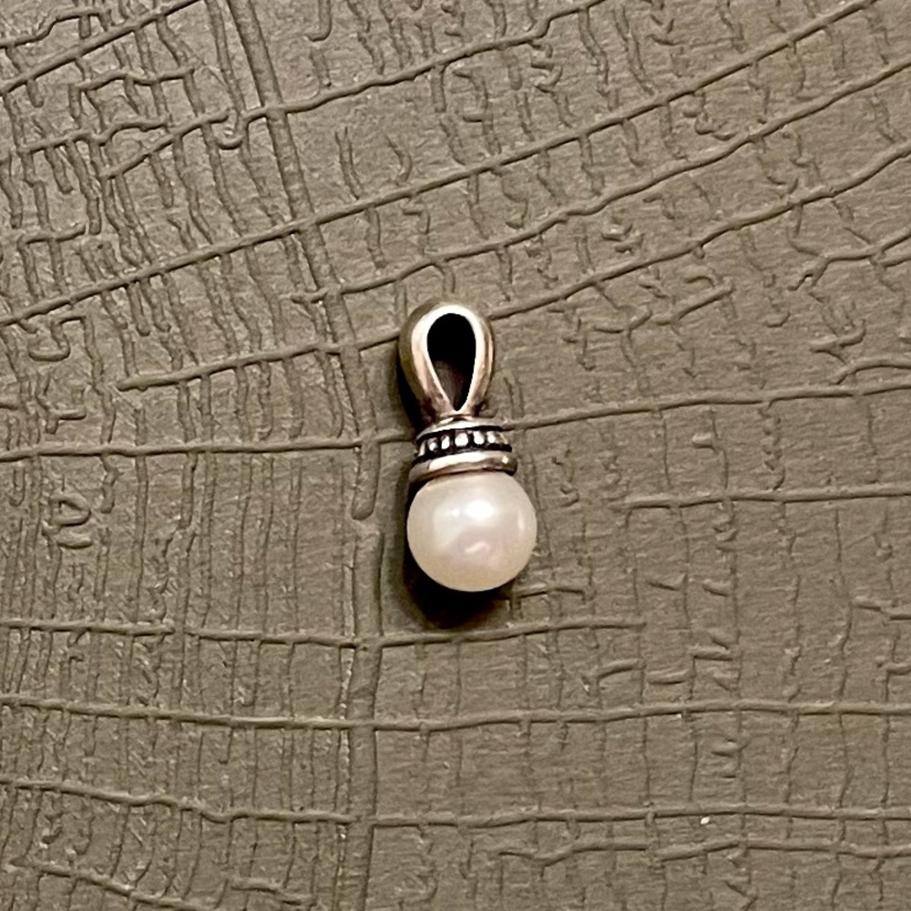 James Avery Beaded Pendant with 6mm Cultured Pearl